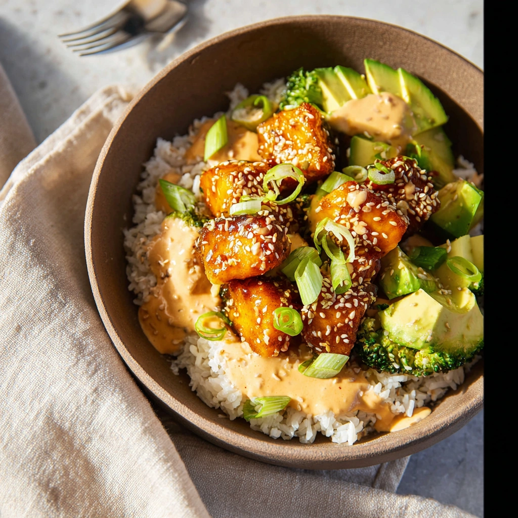 Crispy Bang Bang Salmon Bites Bowls: Speedy Weeknight Flavor - Image 3