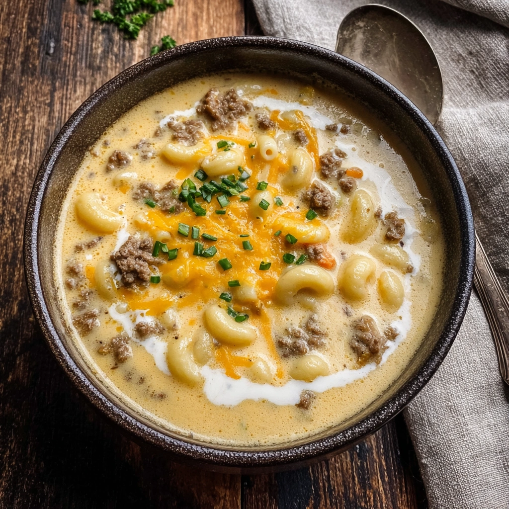 Cheeseburger Macaroni Soup: Easy Weeknight Comfort - Image 2