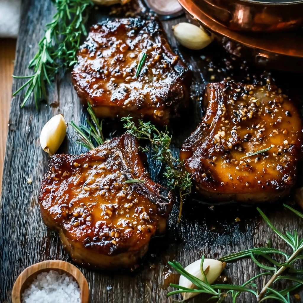 Brown Sugar Garlic Lamb Chops with Sticky Glaze - Image 2
