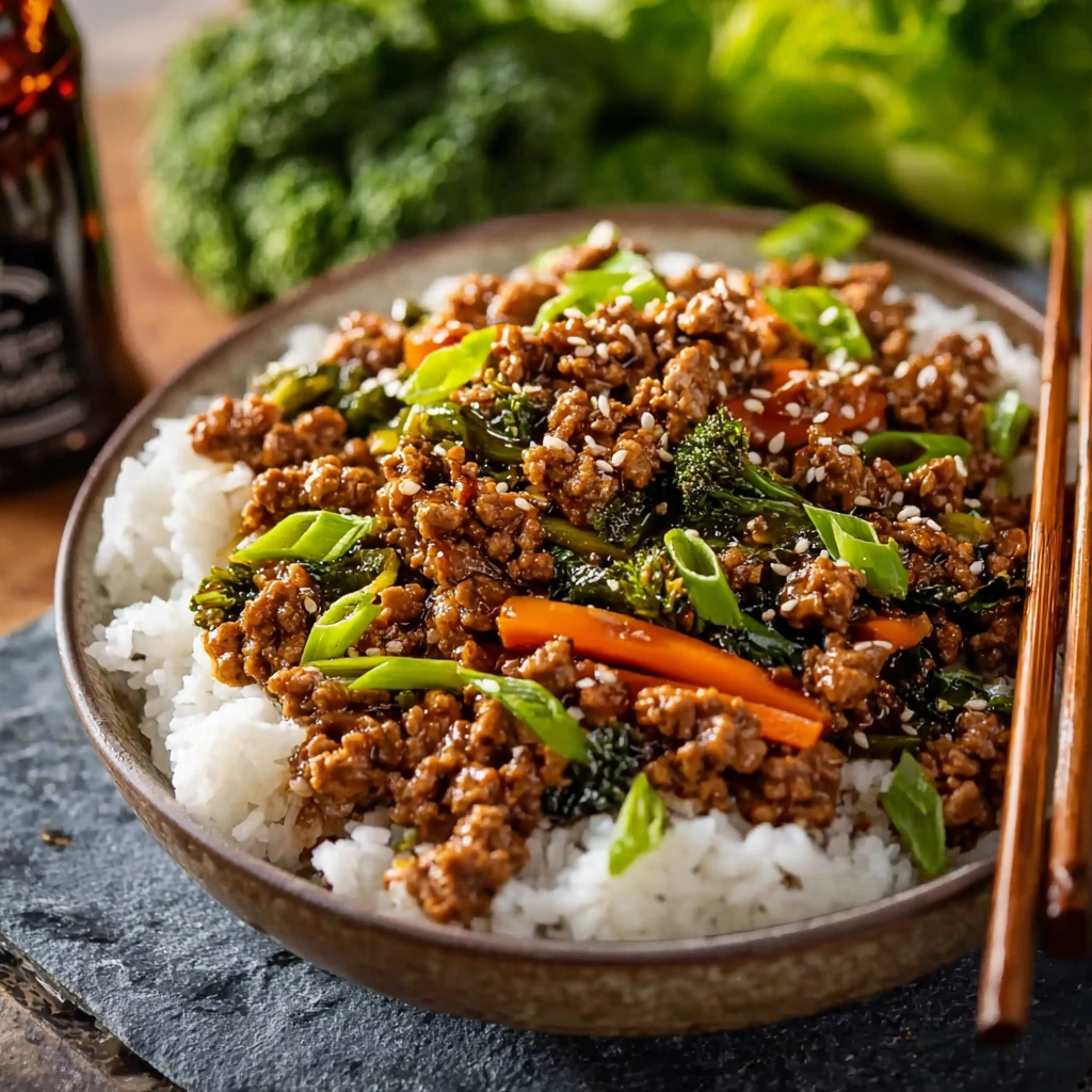 Quick Ground Turkey Teriyaki Stir Fry Dinner - Image 2