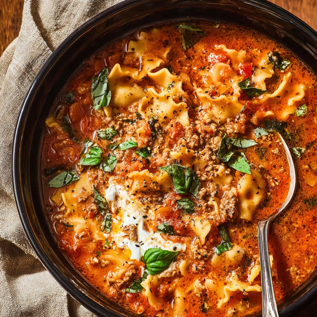Hearty Crockpot Lasagna Soup: Easy Weeknight Meal - Image 1