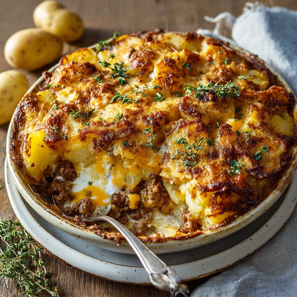 Homestyle Ground Beef & Potatoes Casserole - Image 1