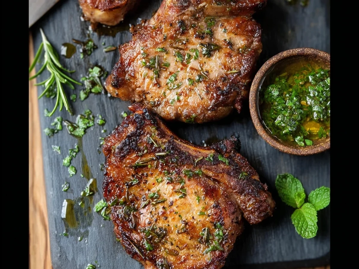 Air Fryer Lamb Chops: Speedy Garlic Herb Dinner - Image 2