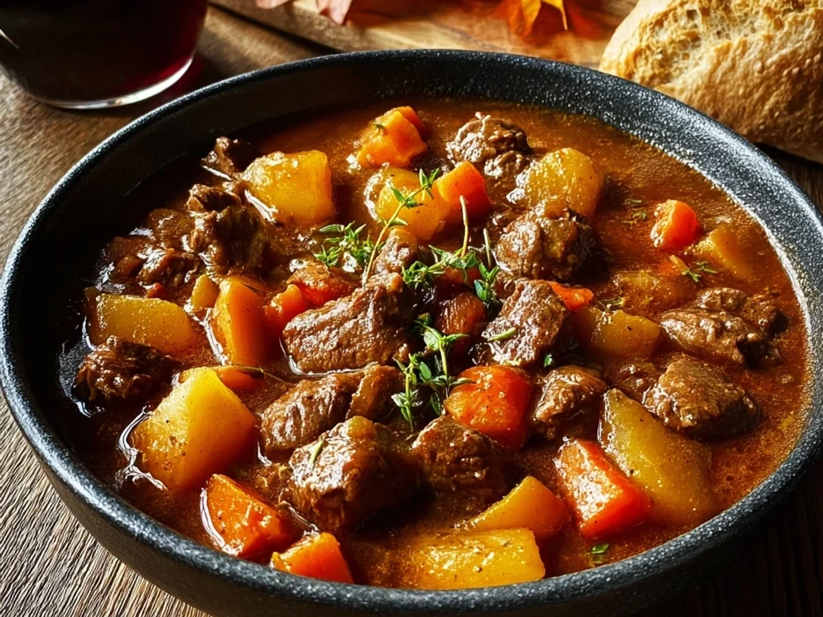 Autumn Harvest Beef Stew: Hearty Fall Dinner Recipe - Image 2