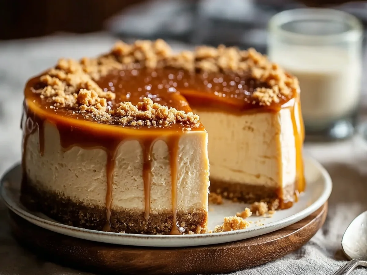 Biscoff Salted Caramel Cheesecake: Rich, Creamy & Easy - Image 1