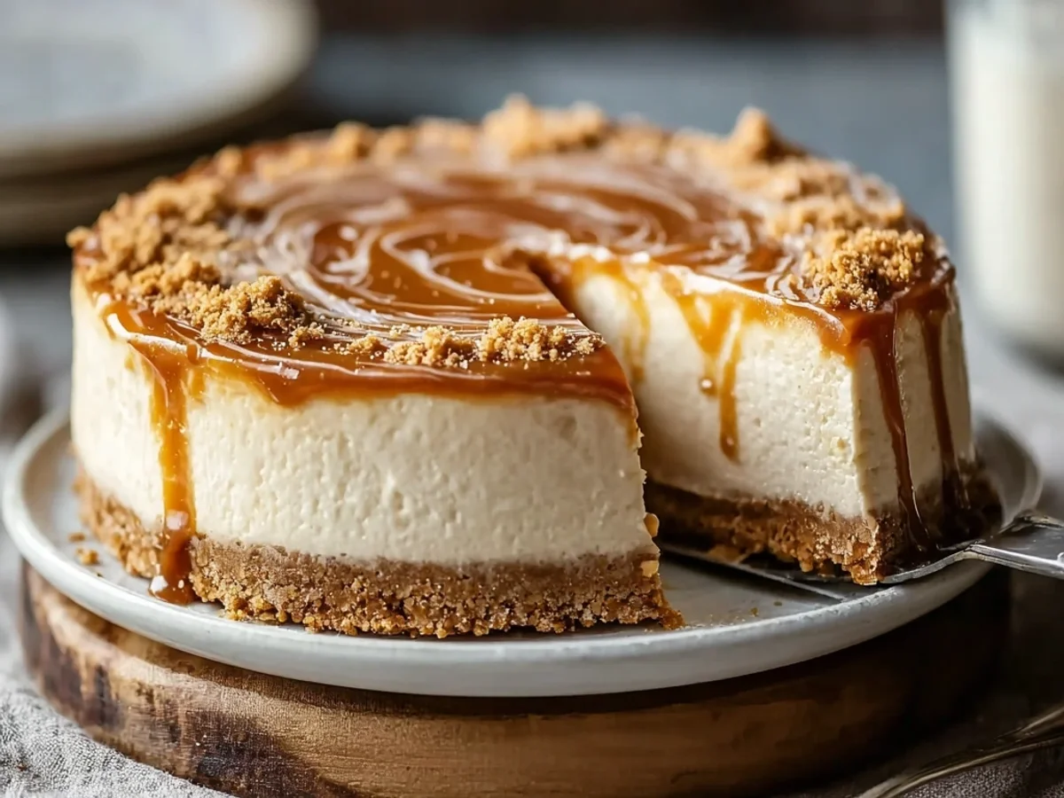 Biscoff Salted Caramel Cheesecake: Rich, Creamy & Easy - Image 2