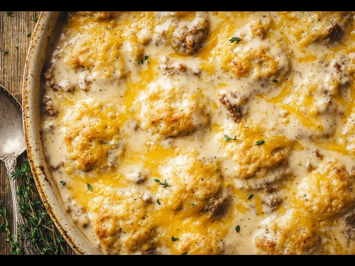 Biscuits and Gravy Casserole: Hearty Brunch Bake - Image 2