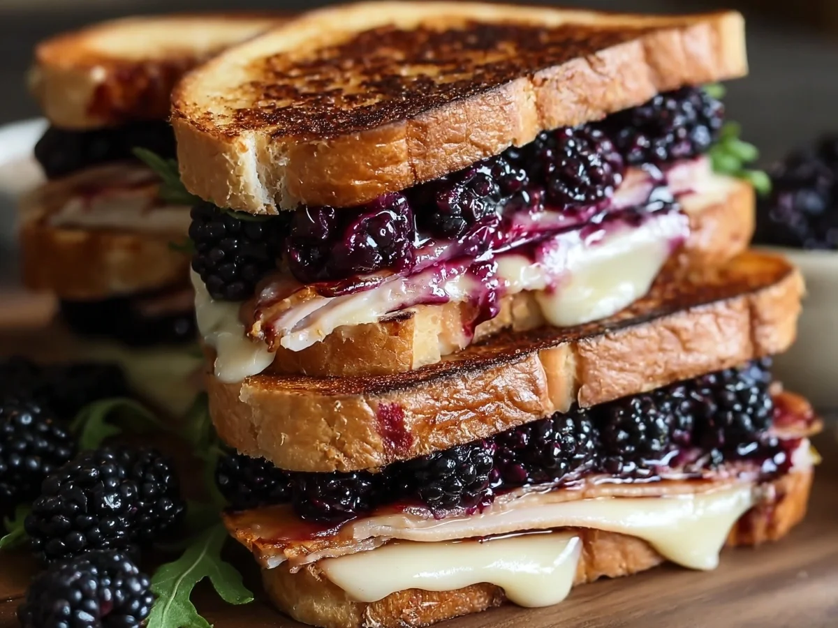 Blackberry Brie Turkey Bacon Sandwiches: Sweet & Savory - Image 1