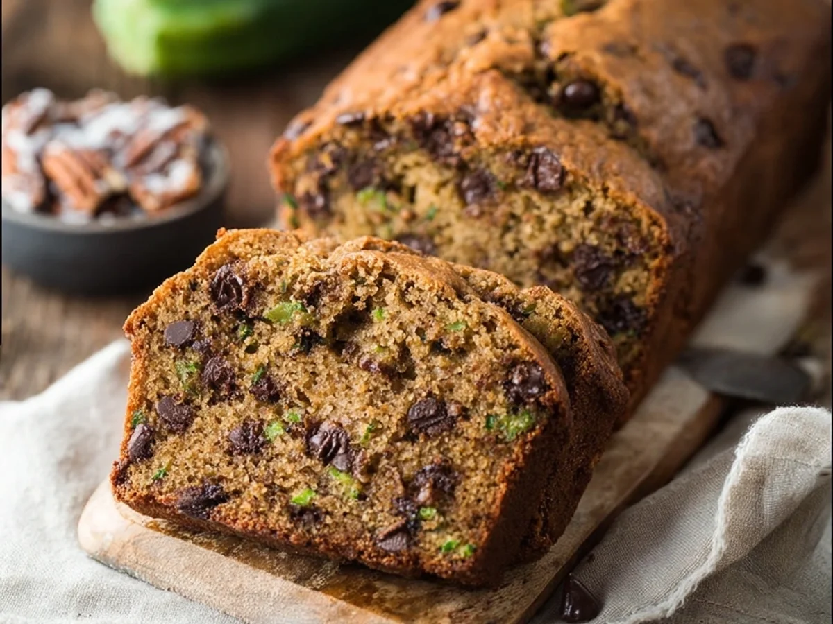 Chocolate Chip Zucchini Bread: Sweet Garden Slice - Image 2