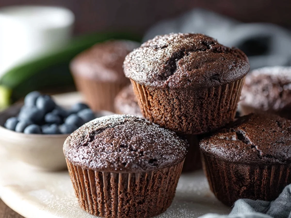 Chocolate Zucchini Muffins: Simple Sweet Morning Bake - Image 2
