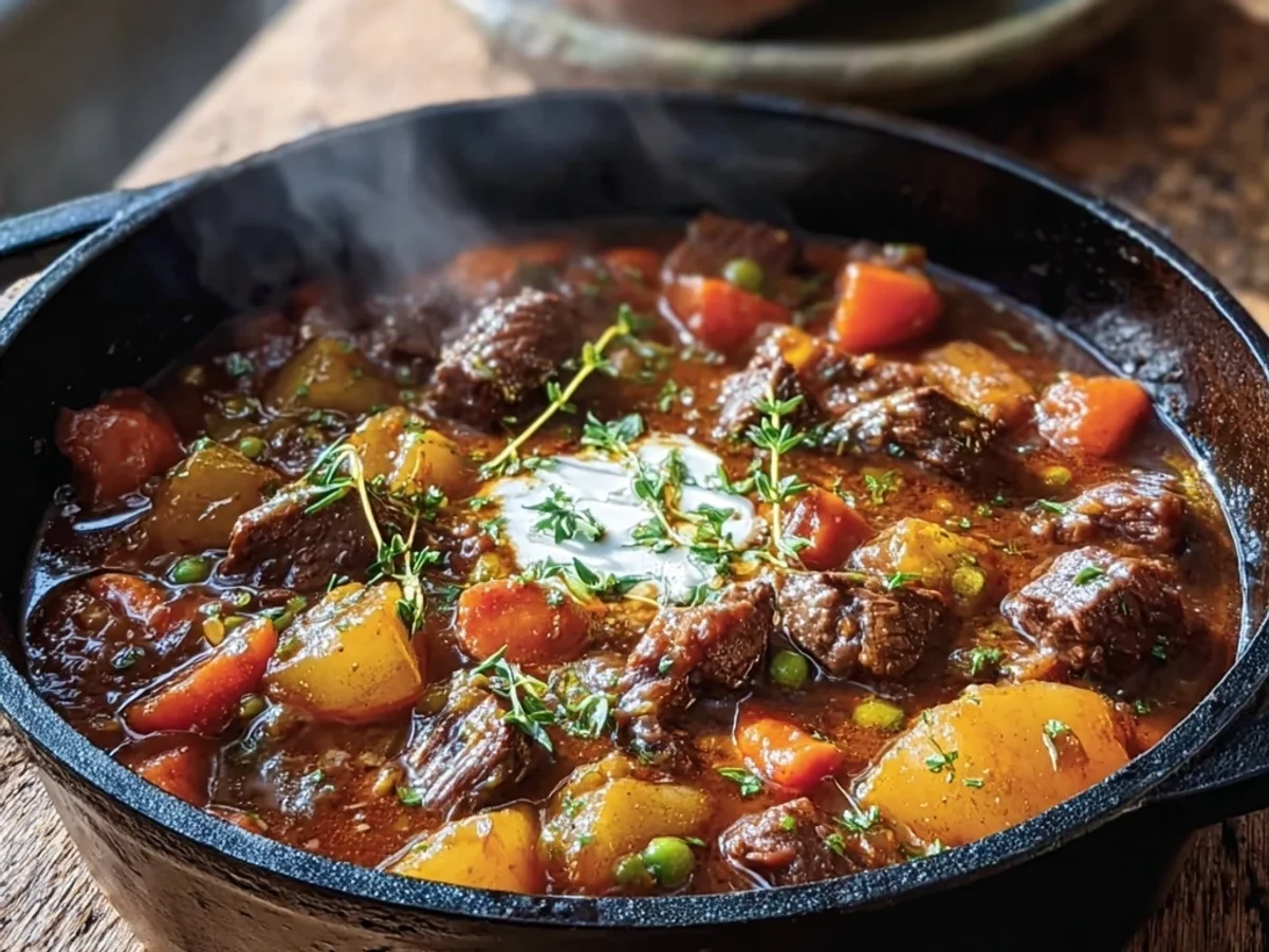 Classic Beef Stew: Hearty & Simple One-Pot Meal - Image 1