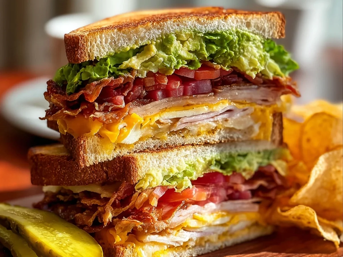 Classic Cowboy Club Sandwich Recipe: Hearty Lunch Favorite - Image 2