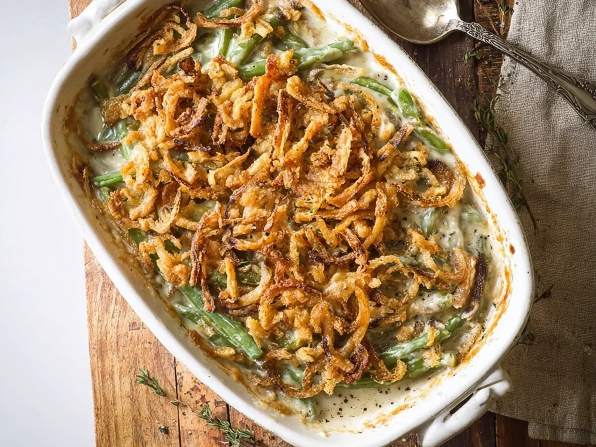 Classic Green Bean Casserole: A Homestyle Favorite - Image 1