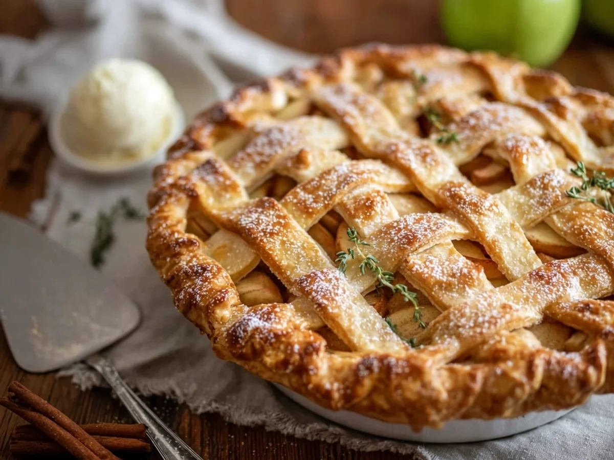 Classic Homemade Apple Pie: Flaky Crust, Tender Apples - Image 2