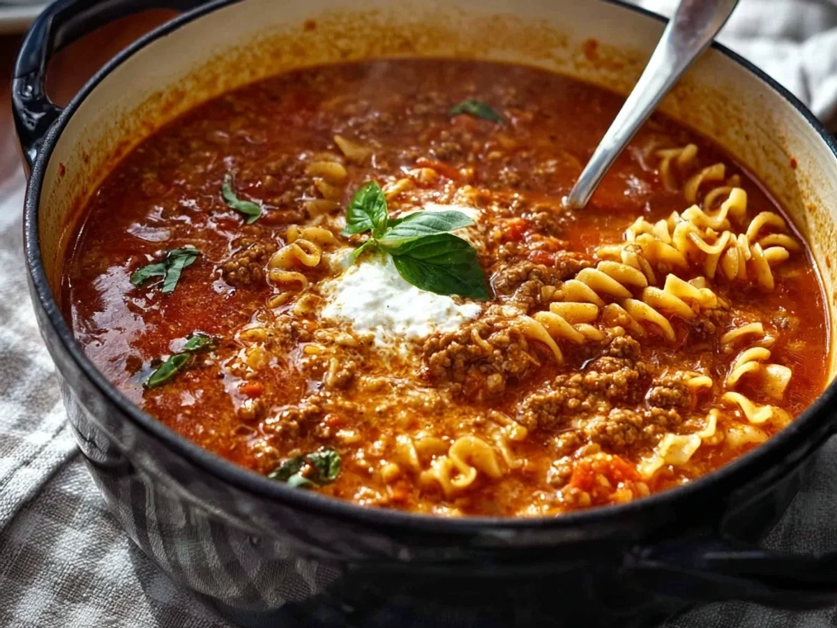 Comforting Lasagna Soup Recipe: A Hearty Weeknight Meal - Image 2
