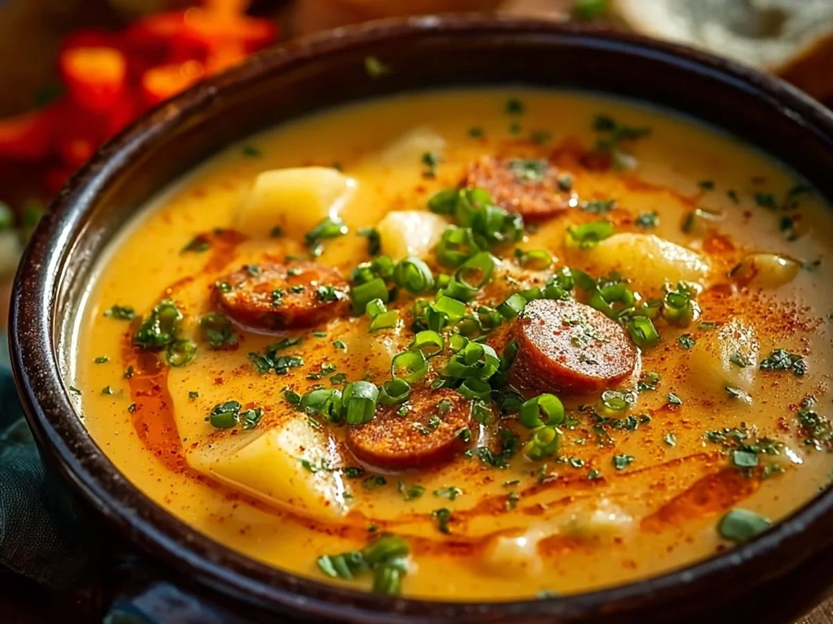 Creamy Cajun Potato Soup: A Comforting Kick - Image 1