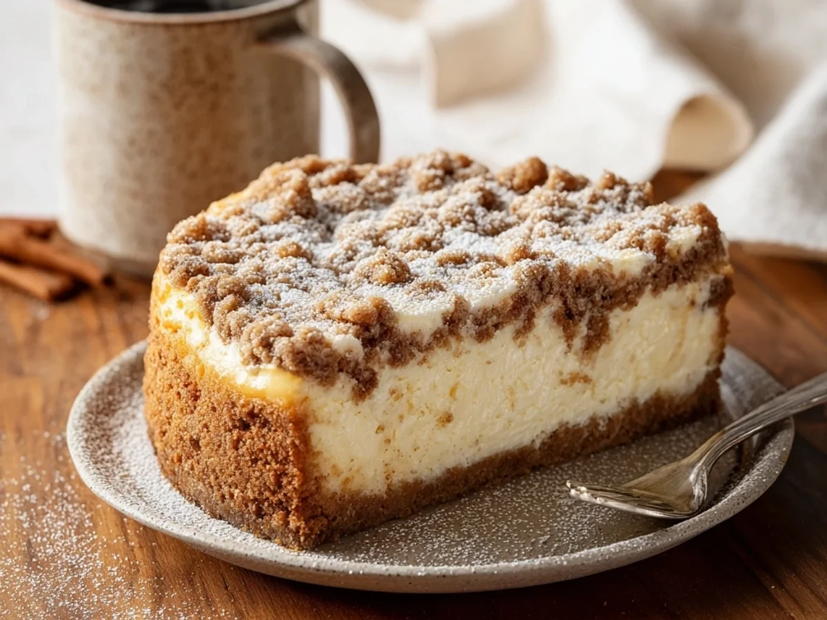 Creamy Coffee Cake Cheesecake Recipe for Brunch - Image 2