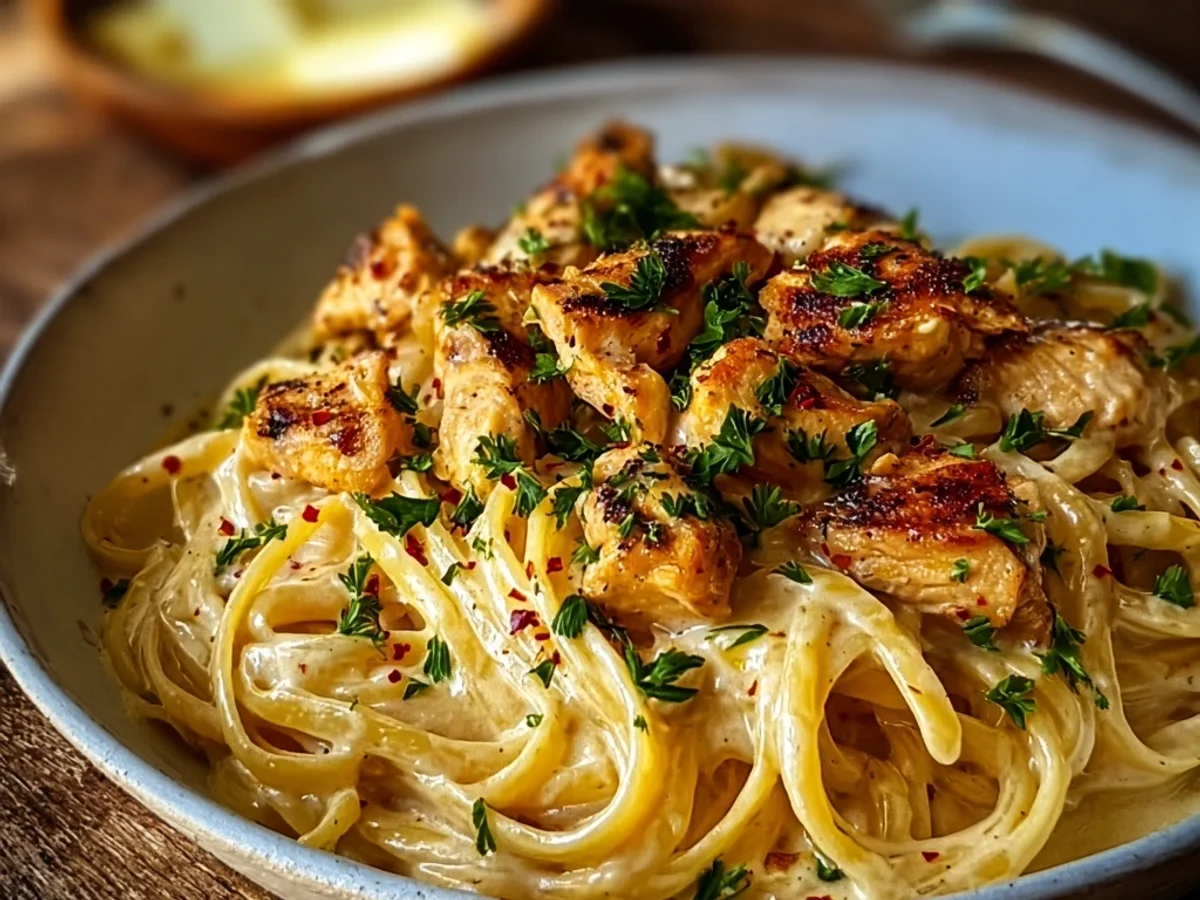 Creamy Cowboy Butter Chicken Linguine: Quick Dinner - Image 2
