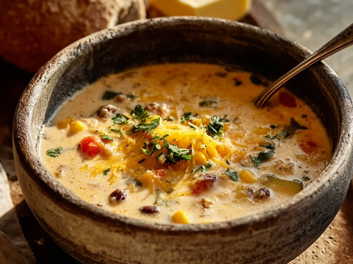 Creamy Cowboy Soup: Hearty Ranch Style Dinner - Image 1
