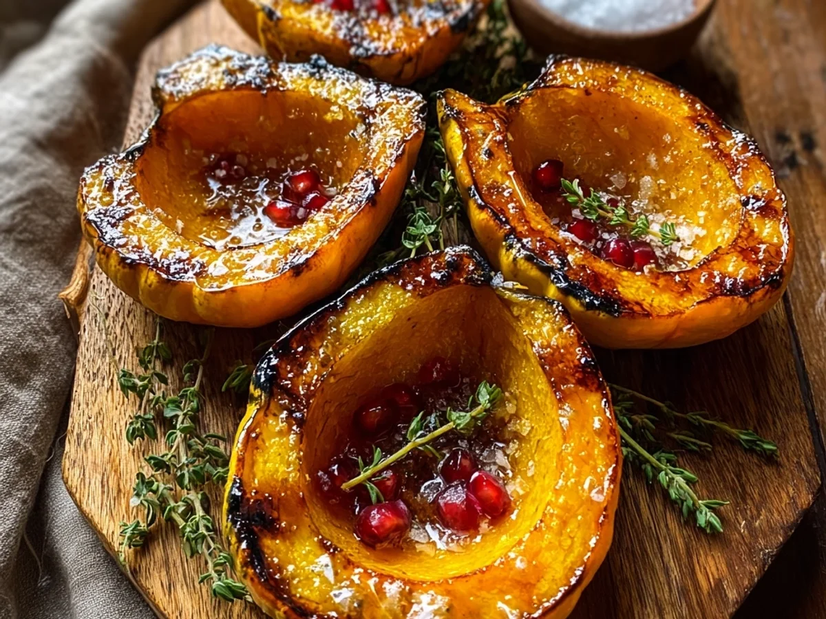 Creamy Honey Glazed Acorn Squash: A Sweet Side - Image 1