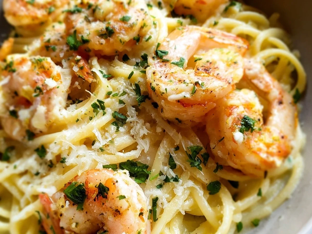 Creamy Lemon Shrimp Spaghetti: Quick & Zesty Pasta - Image 2