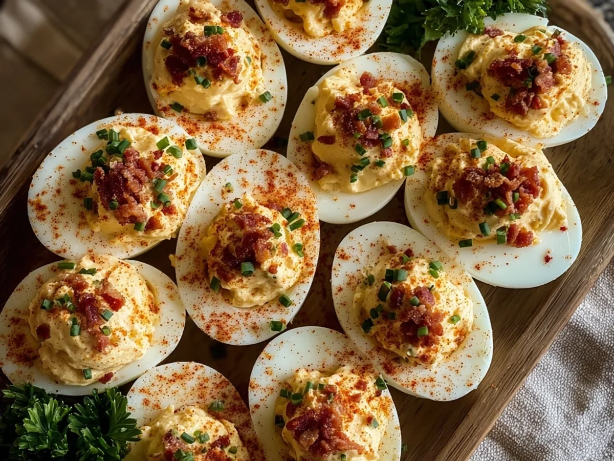Creamy Loaded Deviled Eggs: Crowd-Pleasing Bites - Image 2