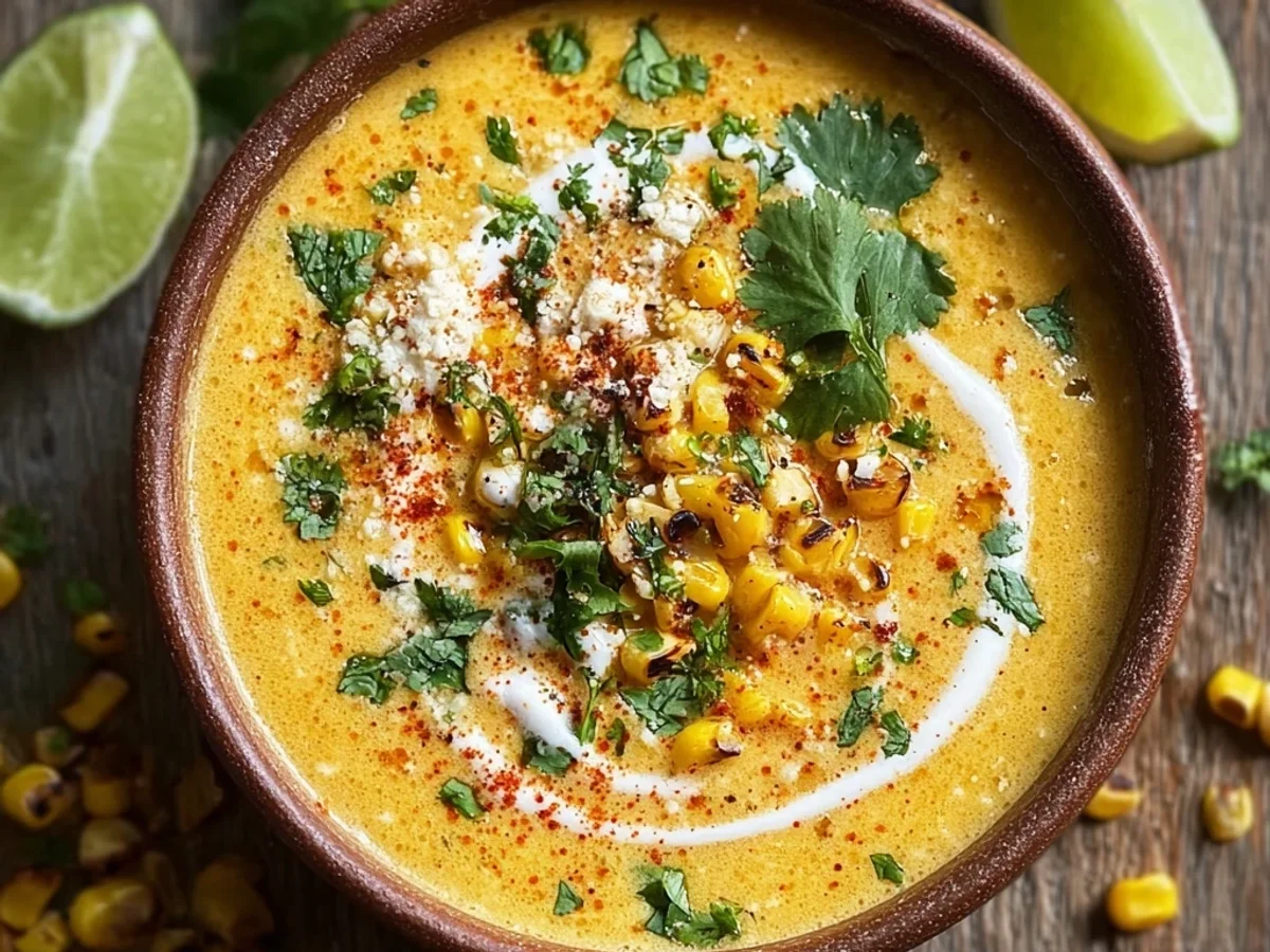 Creamy Mexican Street Corn Soup: Easy & Flavorful - Image 2