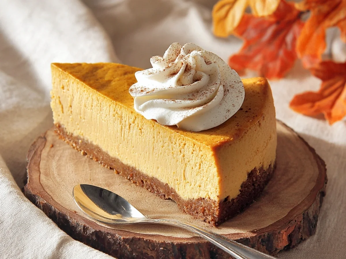 Creamy Pumpkin Cheesecake: A Fall Favorite - Image 1
