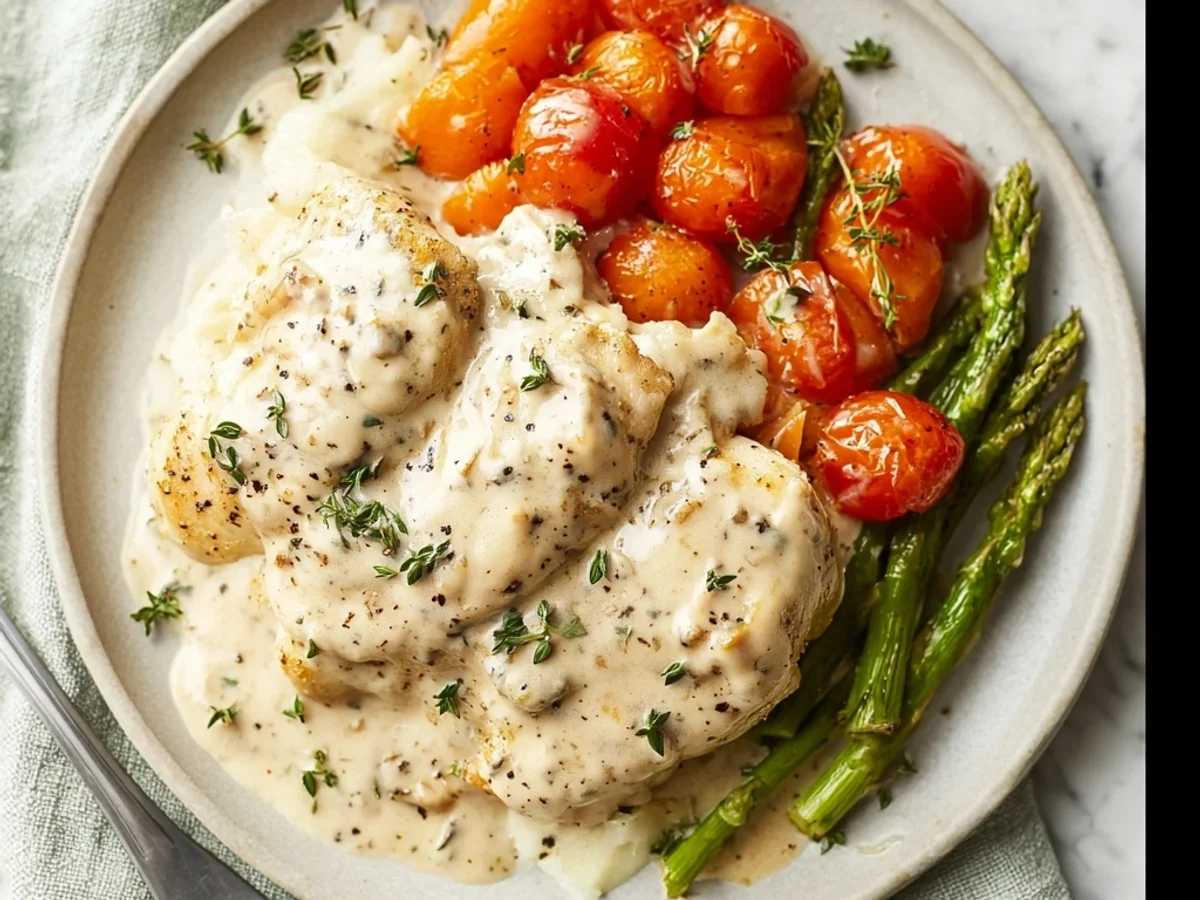Creamy Skillet Easy Cream Cheese Chicken Dinner - Image 2