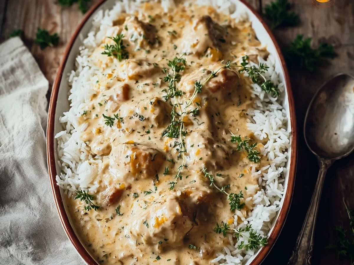 Creamy Smothered Chicken and Rice: A Homestyle Comfort Dish - Image 1