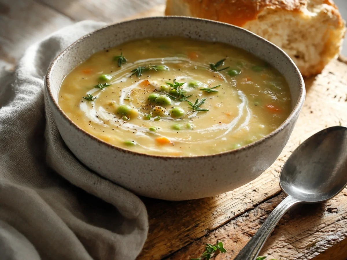 Creamy Vegetable Soup Recipe: Garden Fresh & Soothing - Image 1
