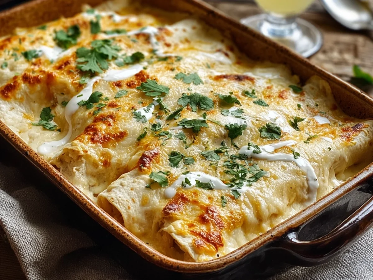 Creamy White Chicken Enchiladas: A Family Favorite - Image 2