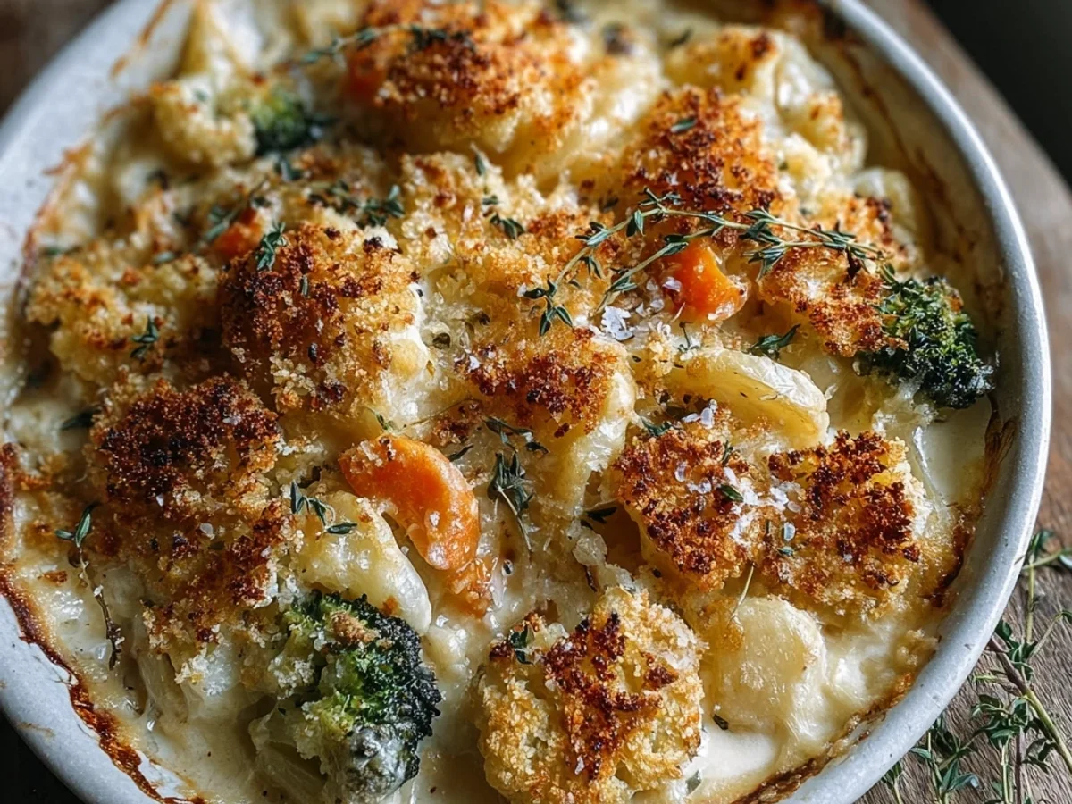 Creamy Winter Vegetable Bake: Hearty & Warming Dinner - Image 1