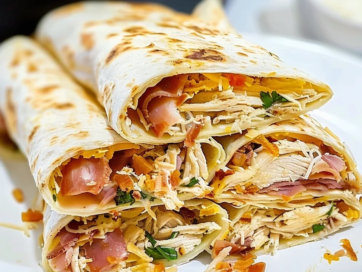 Crispy Air Fryer Ranch Crunchwrap: Chicken, Turkey, Ham - Image 2