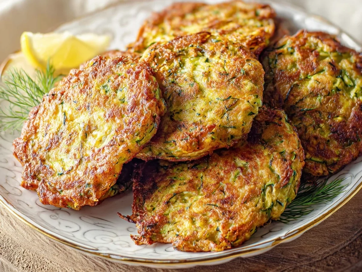 Crispy Air Fryer Zucchini Fritters: A Quick Snack - Image 2