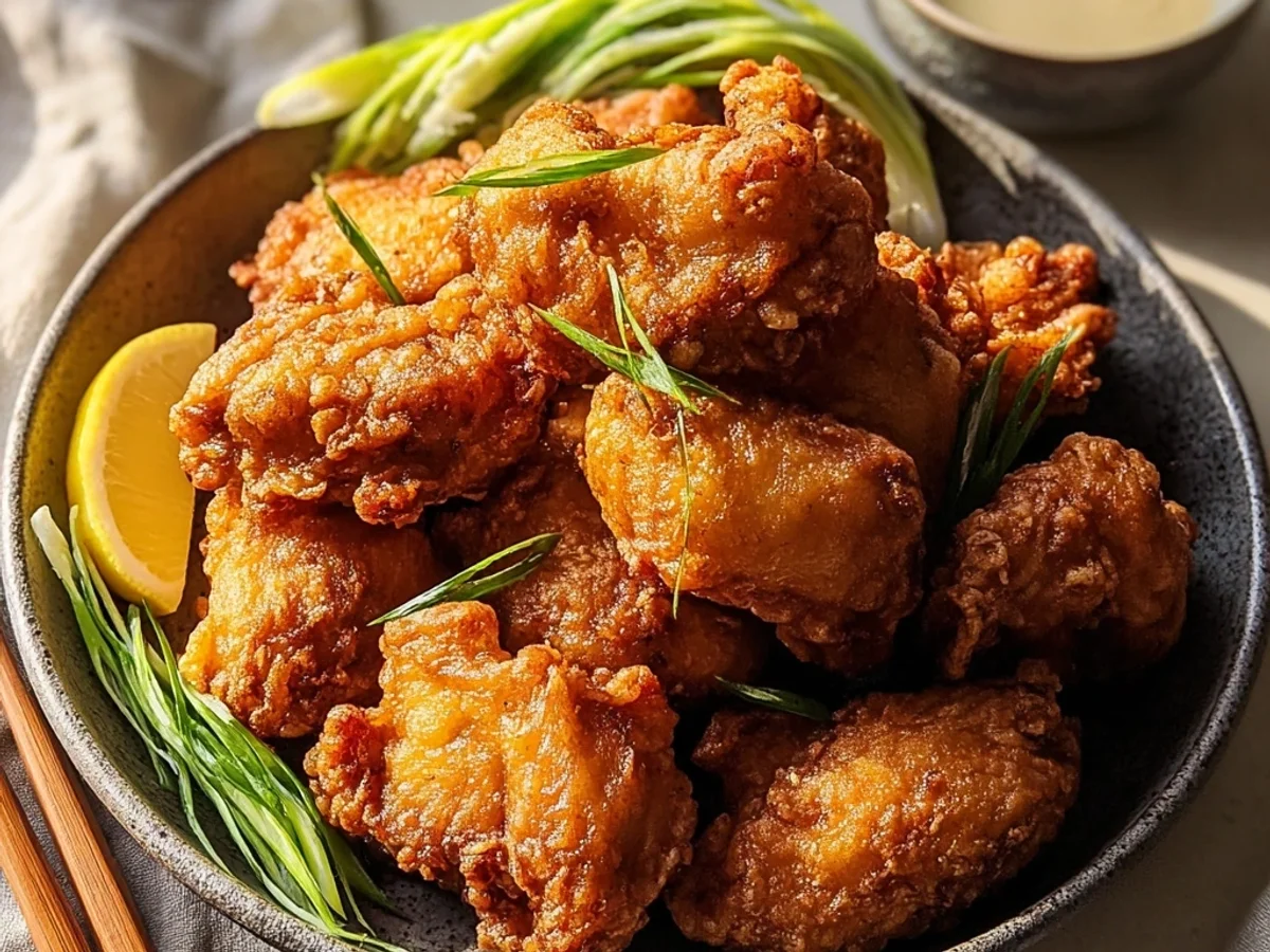 Crispy Authentic Japanese Fried Chicken Karaage Recipe - Image 1