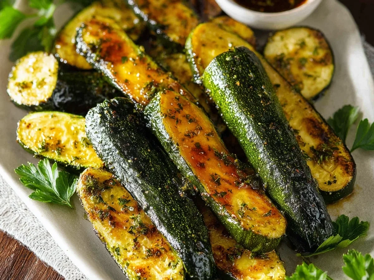 Crispy Garlic Roasted Zucchini Recipe - Image 2