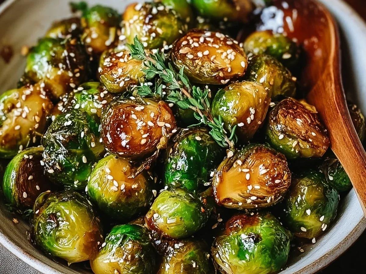 Crispy Honey Garlic Brussels Sprouts: A Sweet & Savory Side - Image 2