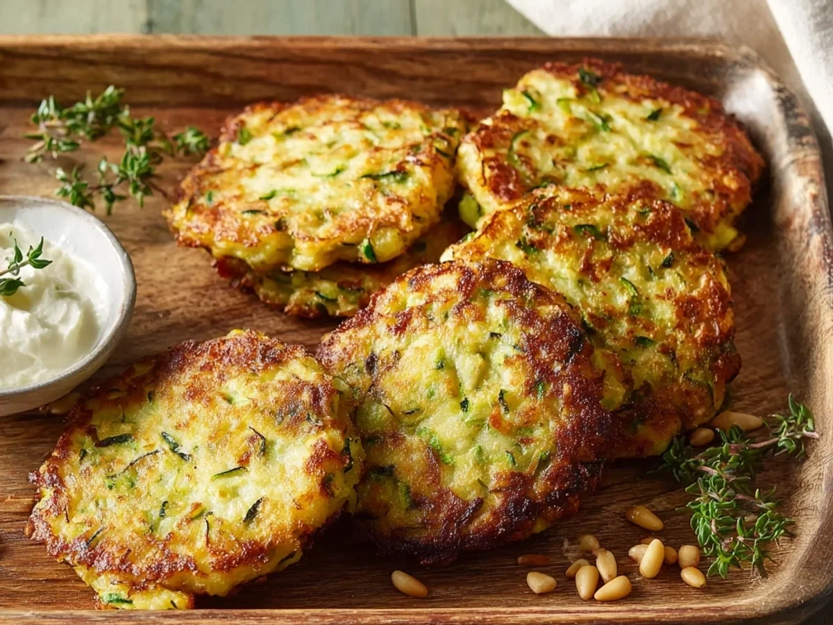 Crispy Zucchini Patties: Garden Fresh Recipe - Image 1