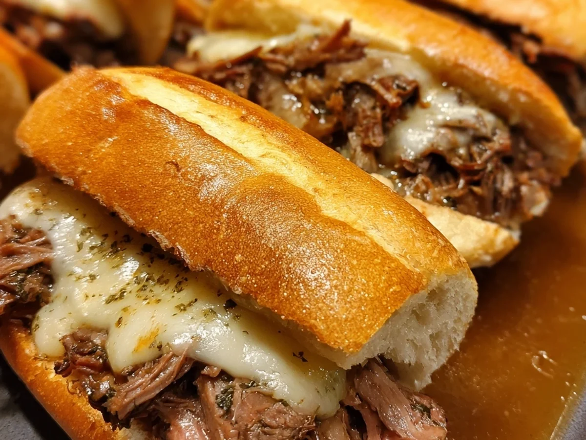 Crockpot French Dip Sandwiches: Easy Slow Cooker Recipe - Image 2