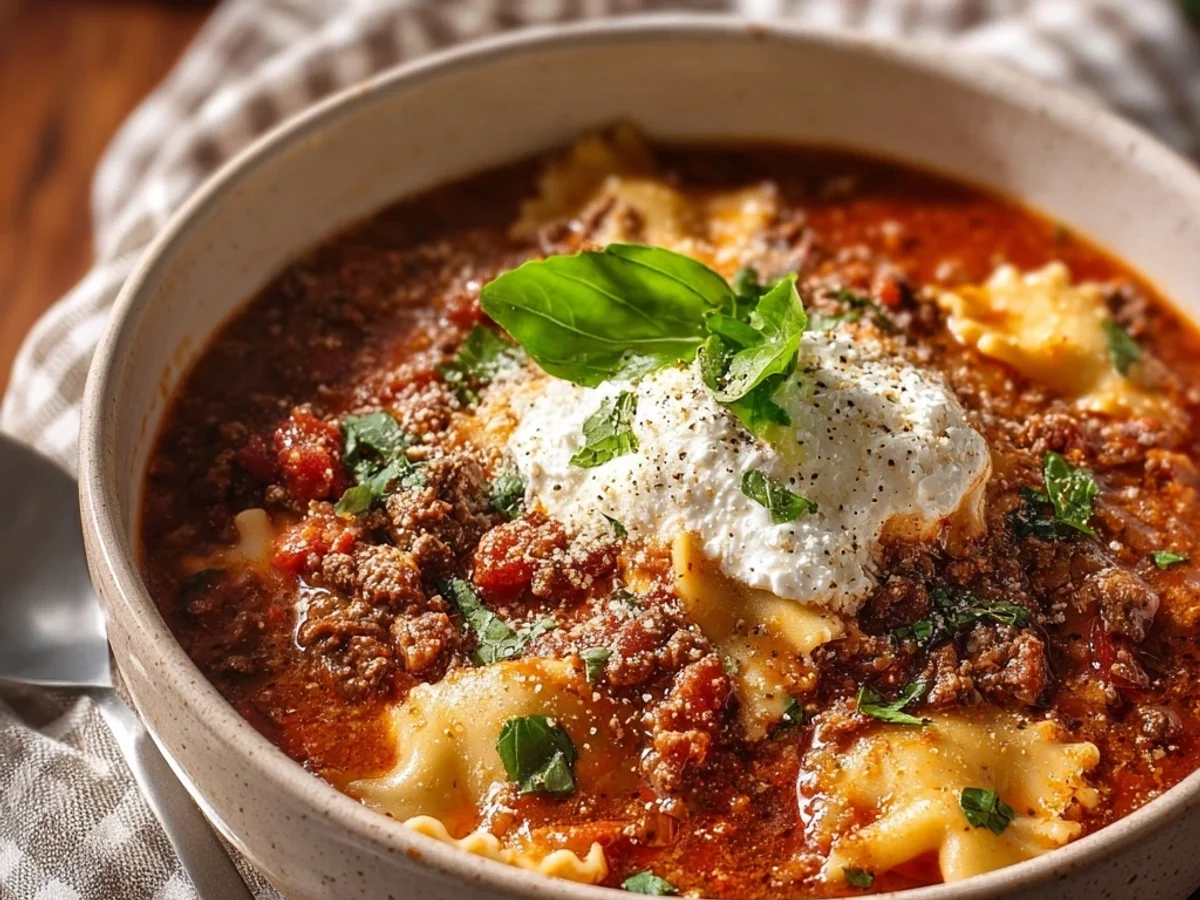 Crockpot Lasagna Soup: Easy Weeknight Meal - Image 2