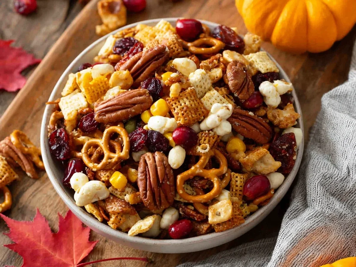 Crunchy Sweet & Salty Fall Snack Mix - Image 1