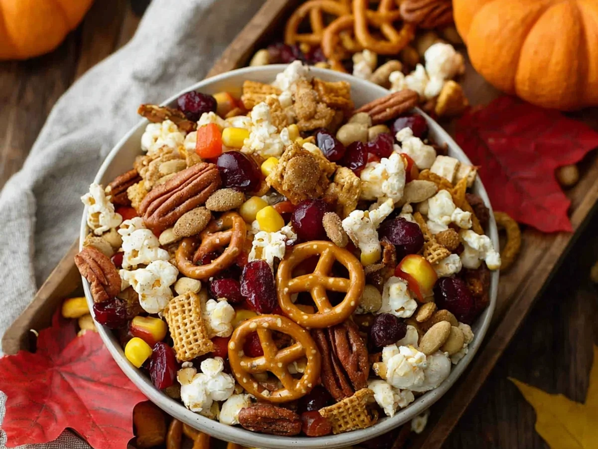 Crunchy Sweet & Salty Fall Snack Mix - Image 2