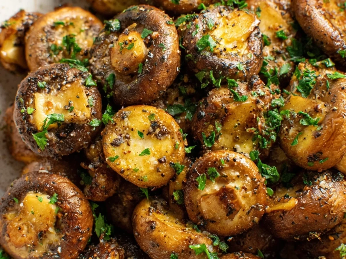 Easy Air Fryer Mushrooms: Quick & Flavorful Side - Image 1