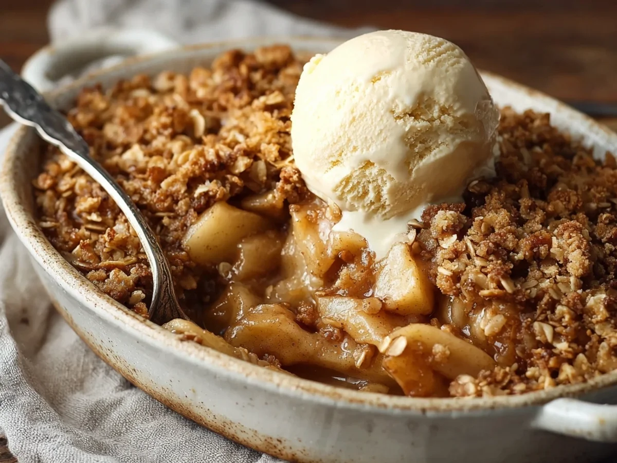 Easy Apple Crisp Recipe: Warm & Crumbly Dessert - Image 2