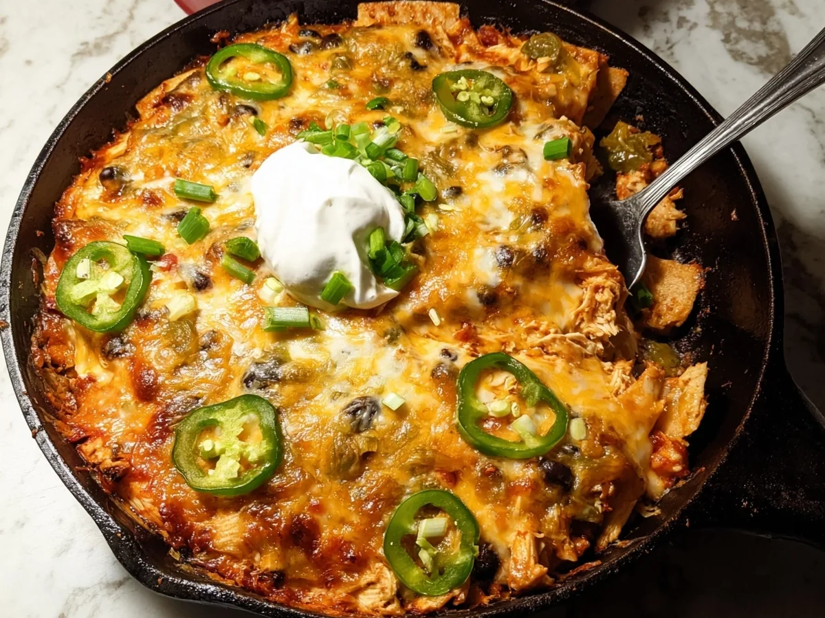 Easy Chicken Enchilada Skillet Recipe - Image 1