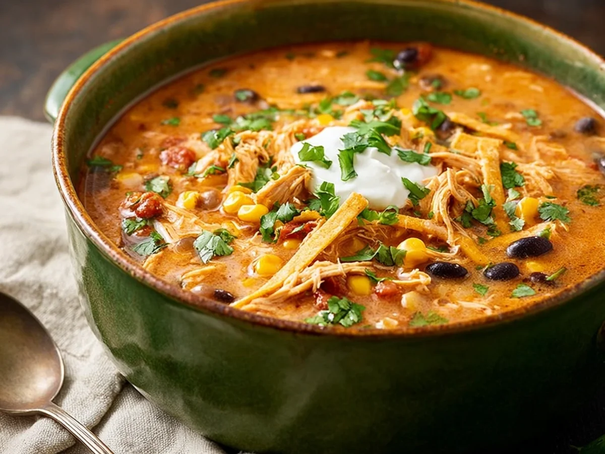 Easy Chicken Enchilada Soup for Dinner: A Weeknight Favorite - Image 2