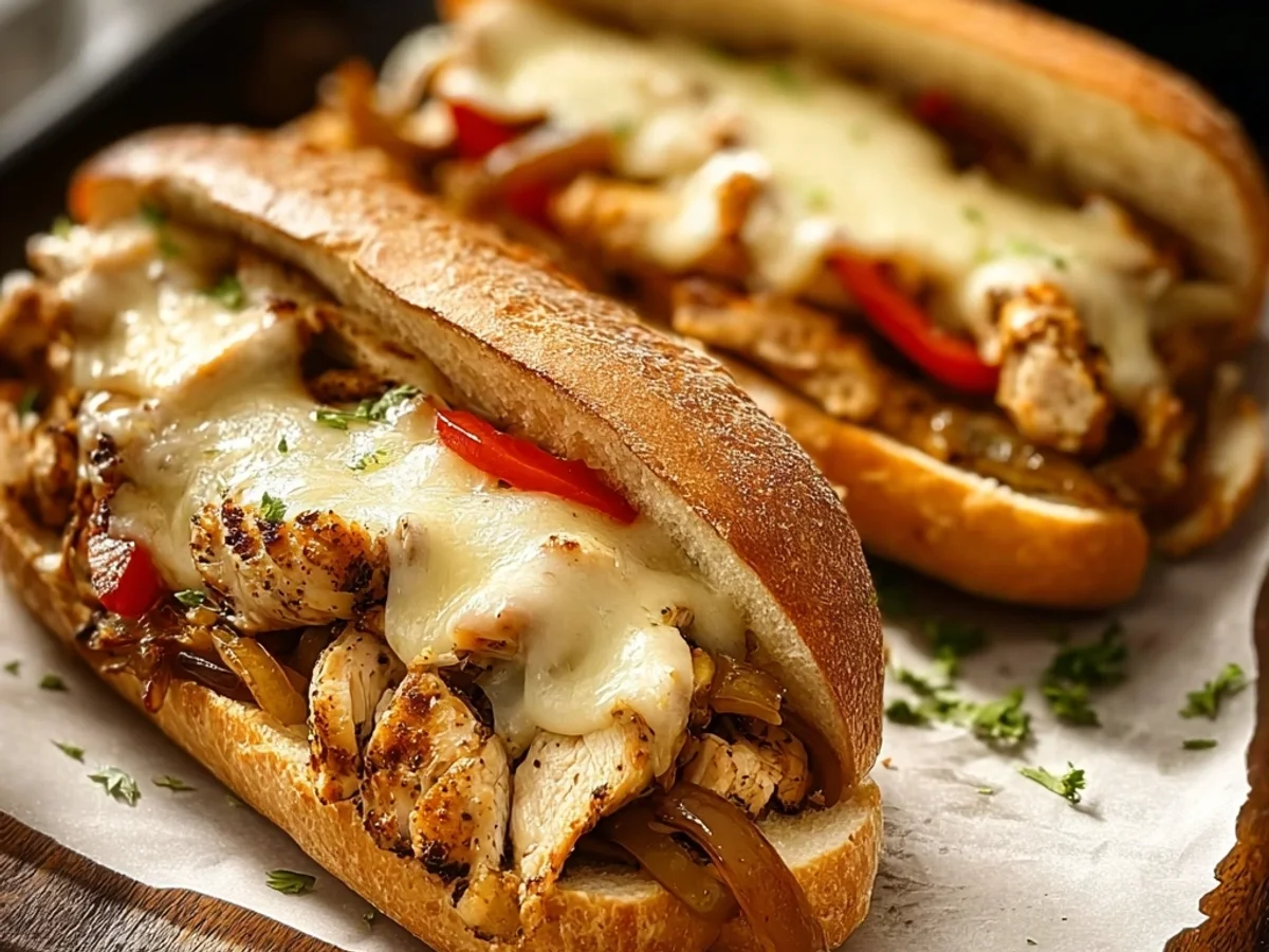 Easy Chicken Philly Steaks: Quick Weeknight Meal - Image 1