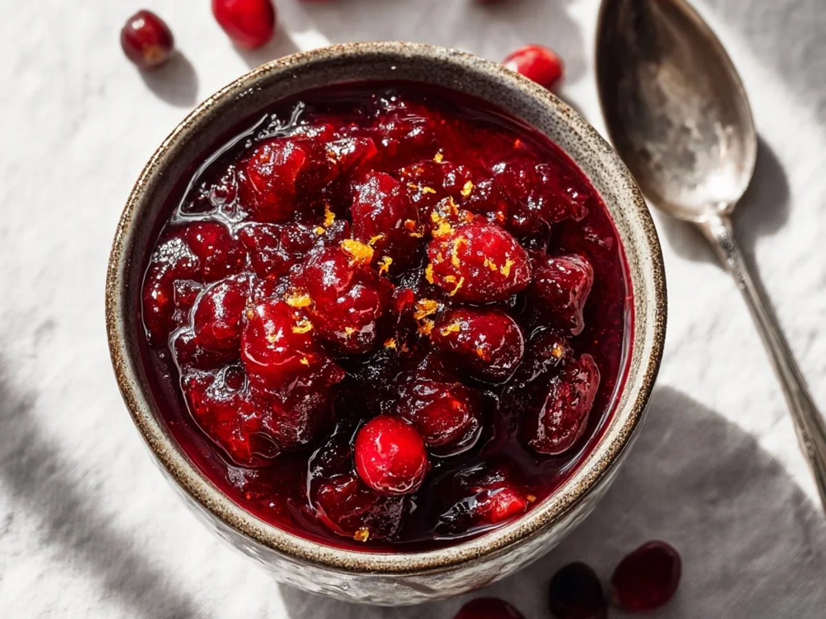 Easy Cranberry Compote: Simple Sweet-Tart Berry Bliss - Image 1