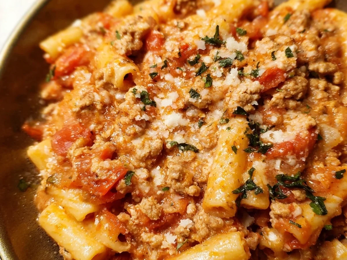 Easy Ground Turkey Pasta Dinner - Image 1